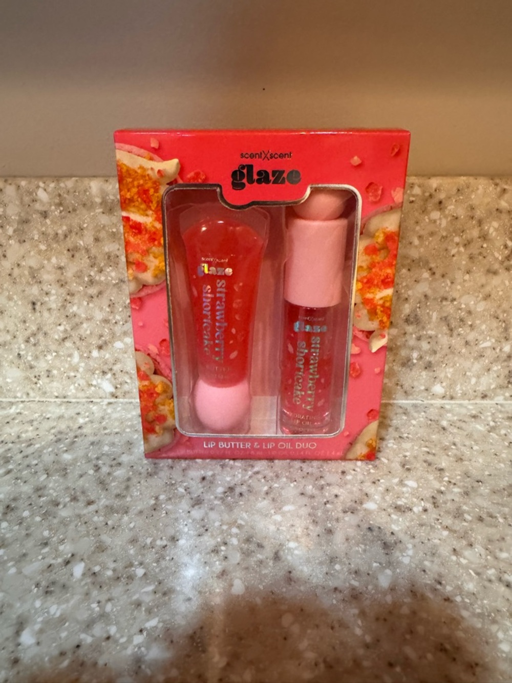 Strawberry Shortcake by Glaze Lip Butter & Lip Oil Duo - Pink
